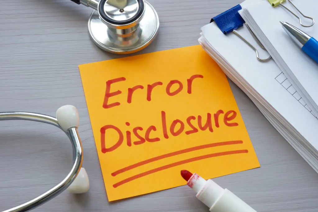 Legal Requirements for Disclosure of Medical Errors in Florida